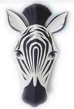 zebra mask template